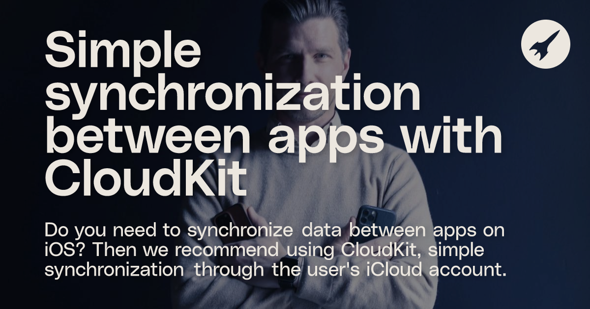 Simple synchronization between apps with CloudKit